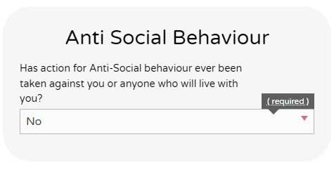 Anti Social Behaviour Select